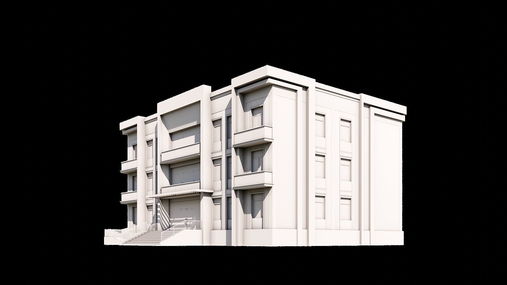 08 Multi-Story Apartment 3D model_6