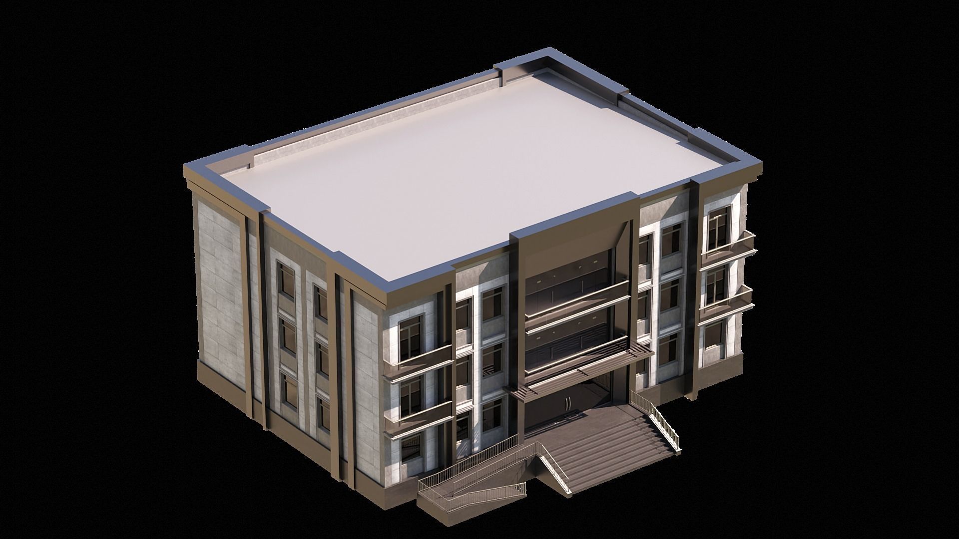 08 Multi-Story Apartment 3D model_7