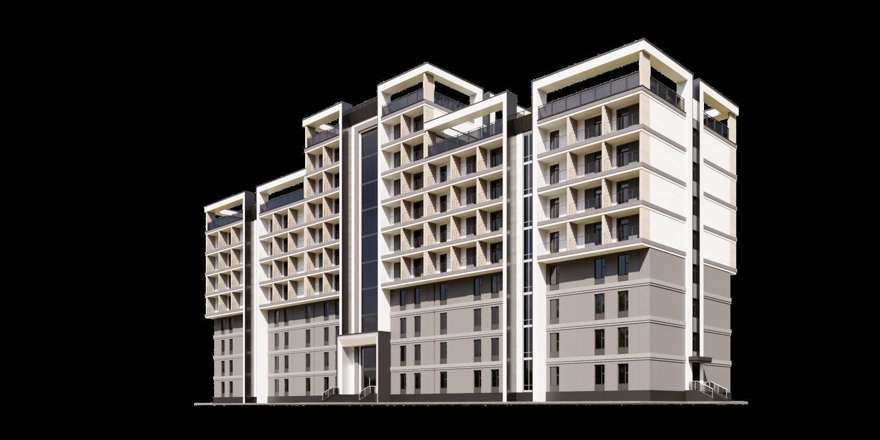 05 Hostel Building 3D model_8