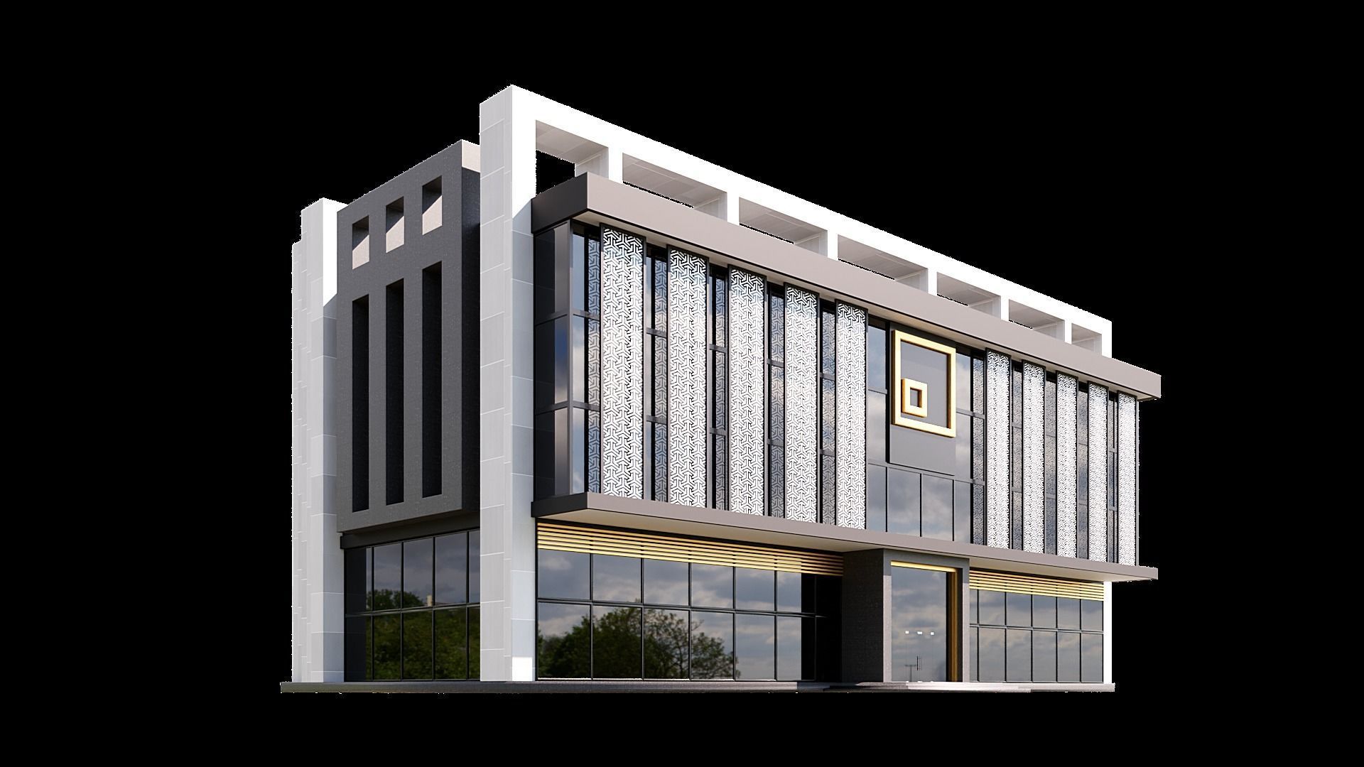 13 Modern Office Building 3D model | CGTrader