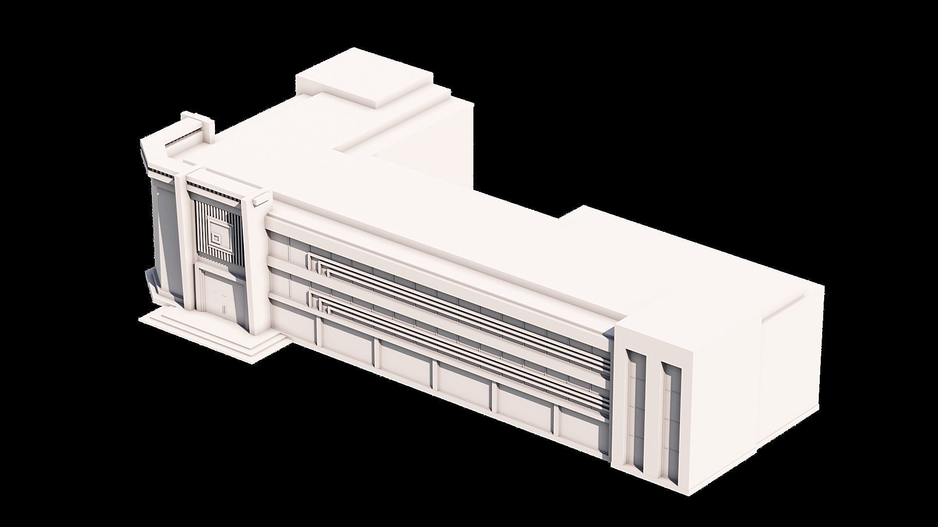 10 Contemporary Building 3D model_9