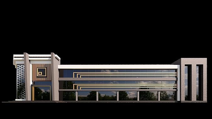 10 Contemporary Building 3D model 3