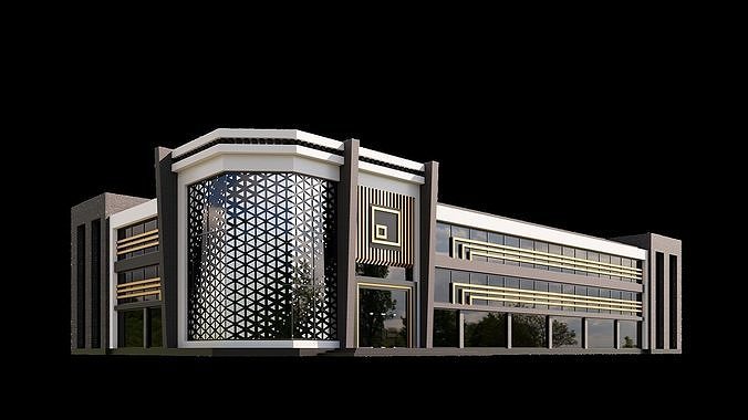 10 Contemporary Building 3D model 5