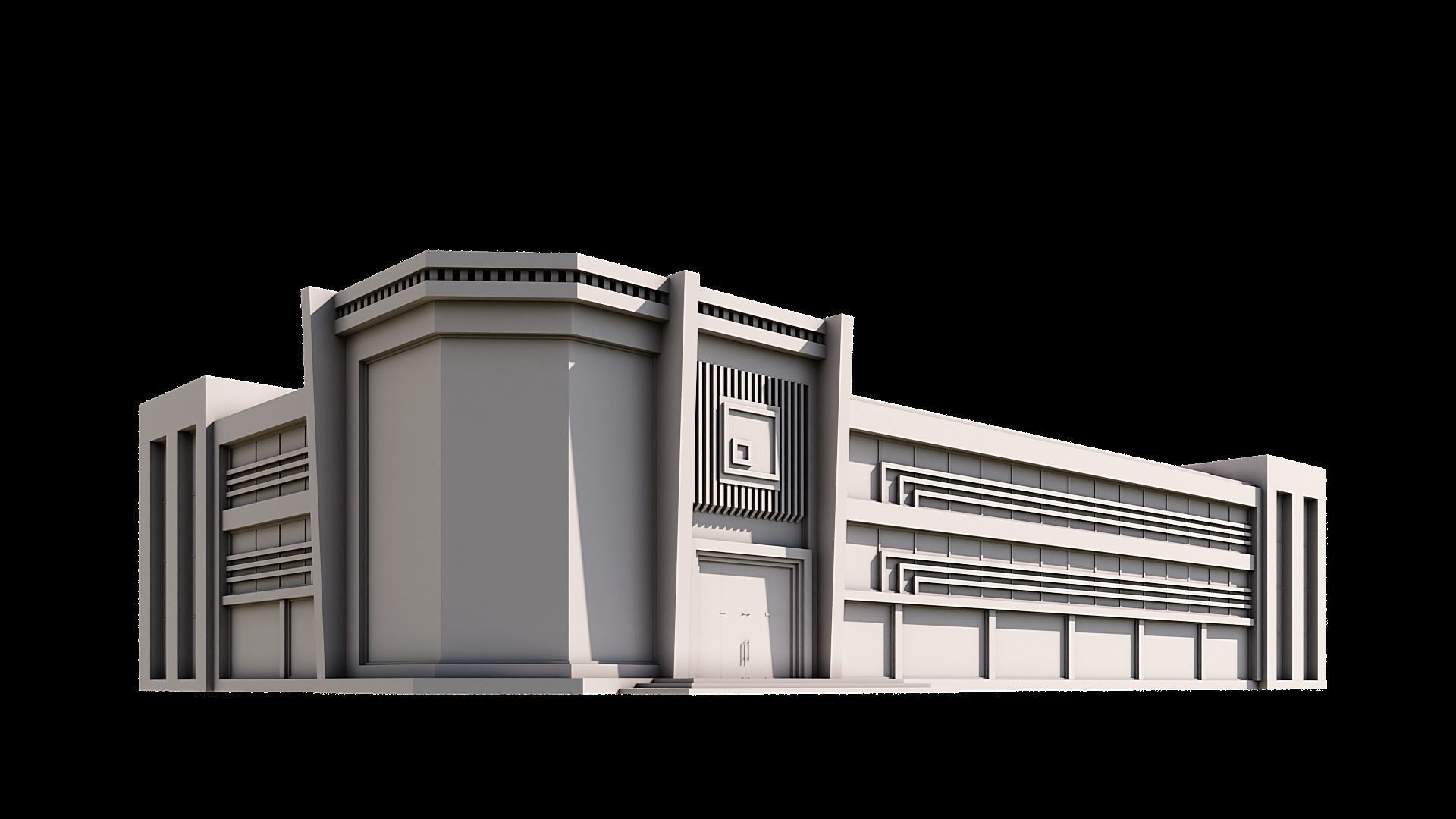 10 Contemporary Building 3D model_3