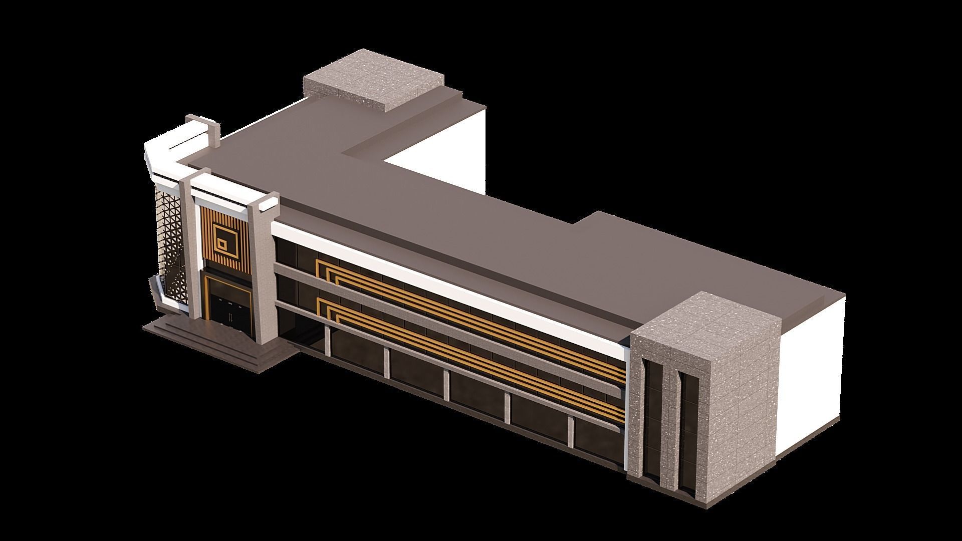 10 Contemporary Building 3D model_10