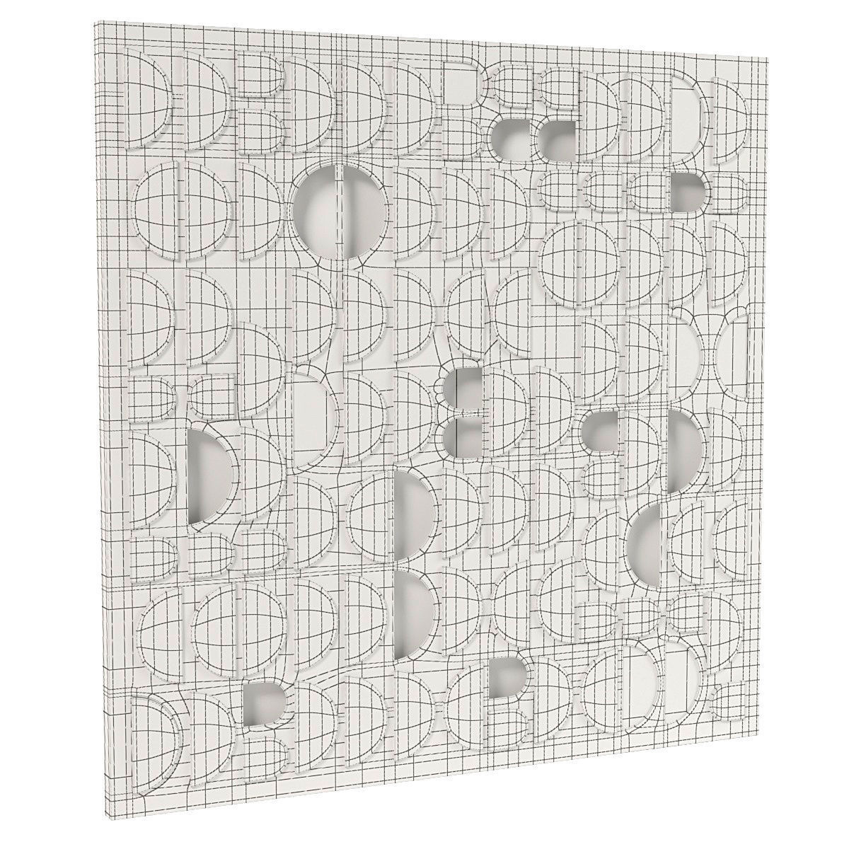 Paul Bik Composition H1 Painting 3D model_4