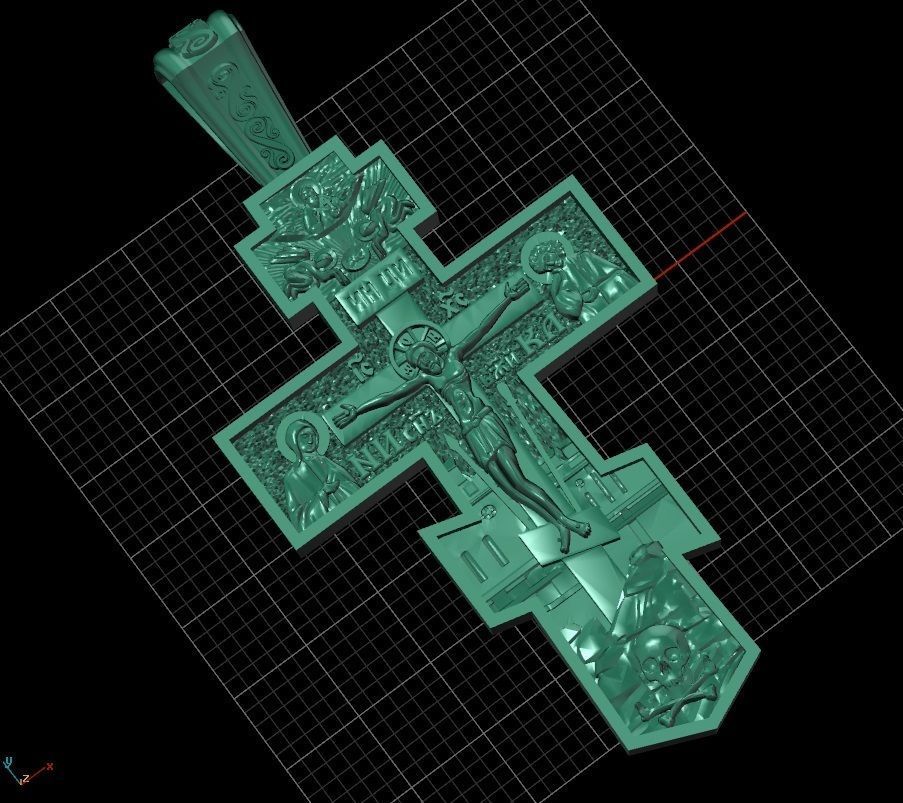 Krest cross 16 3D print model_9