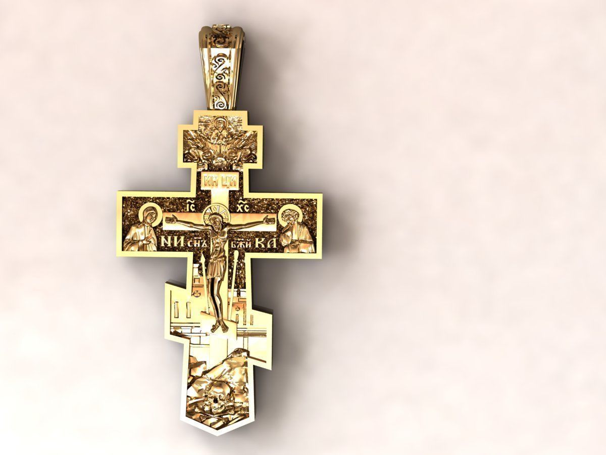 Krest cross 16 3D print model_2