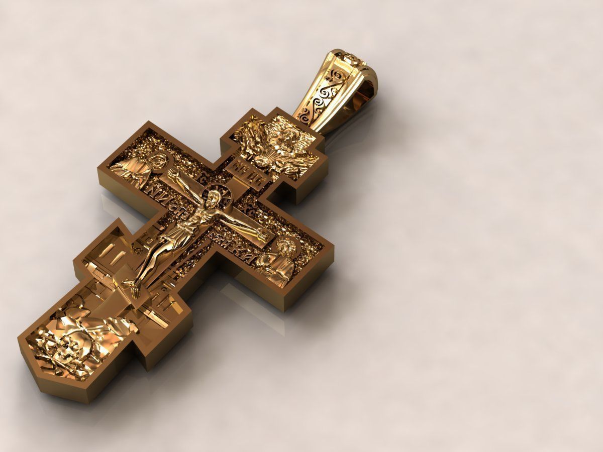 Krest cross 16 3D print model_3