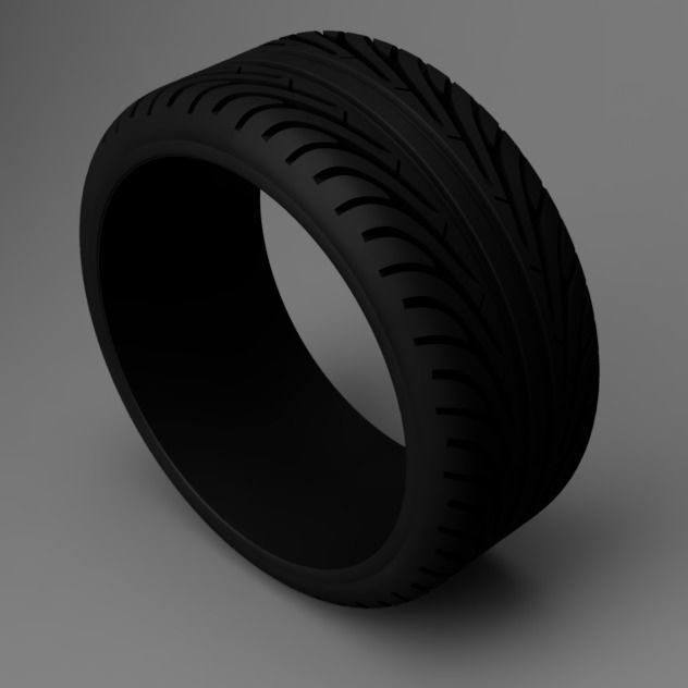 1 24  Scale 17 INCH BANDED STEELIES WITH NANKANG NS2 STYLE TIRES 3D print model_5