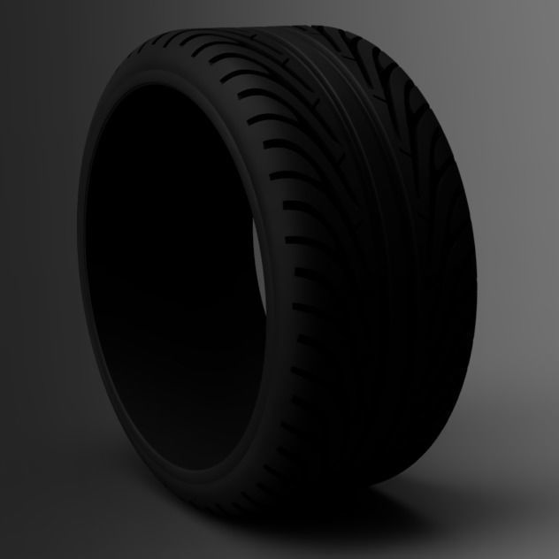 1 24  Scale 17 INCH BANDED STEELIES WITH NANKANG NS2 STYLE TIRES 3D print model_6