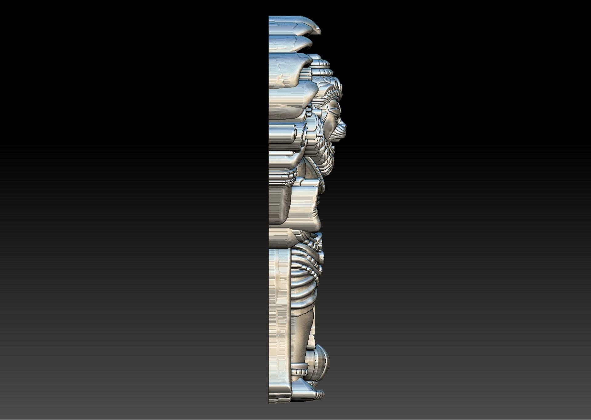 NARASHIMHA PENDENT 3D print model_7