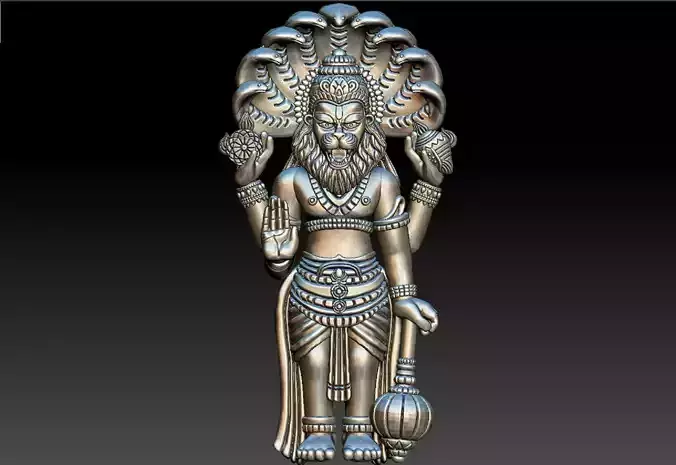 NARASHIMHA PENDENT 3D print model