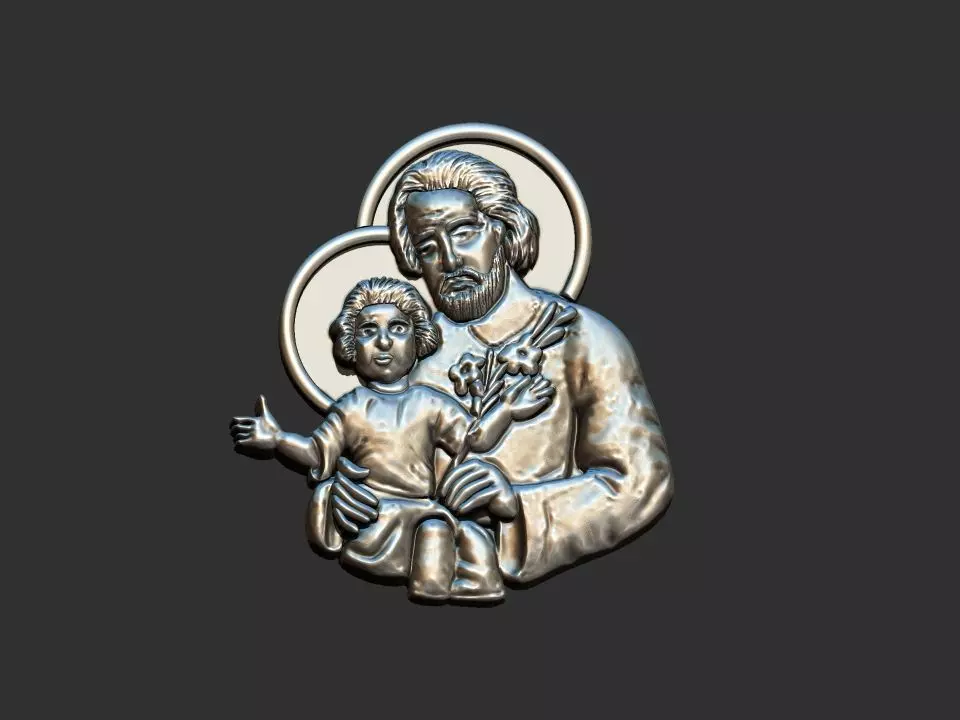 Saint Joseph - Sao Jose - Original Old version 3D print model