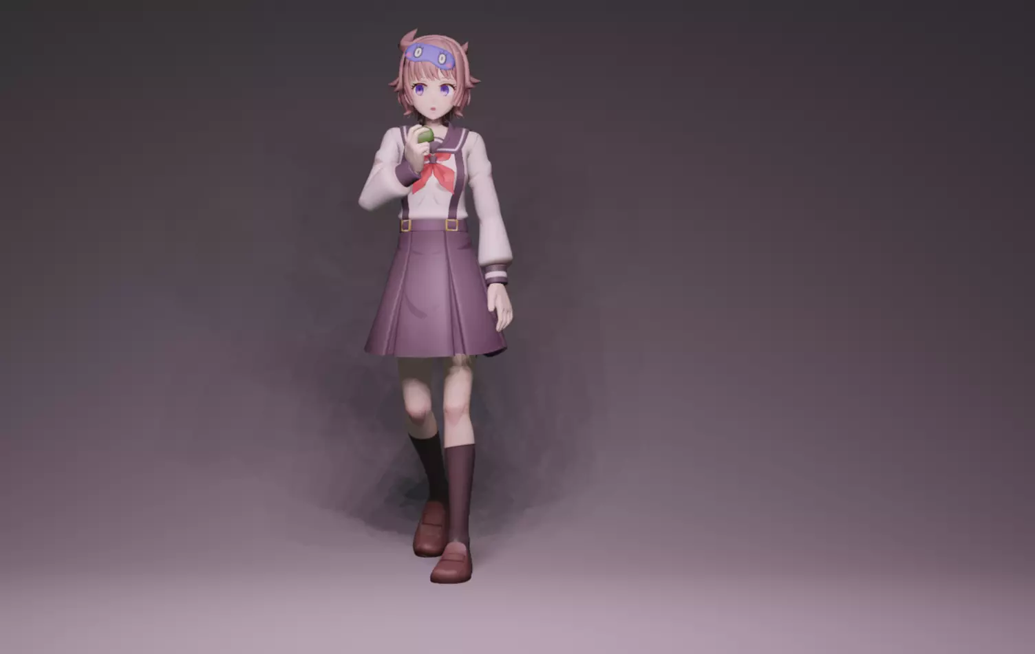 Anime Character - PDS Panda 3D model