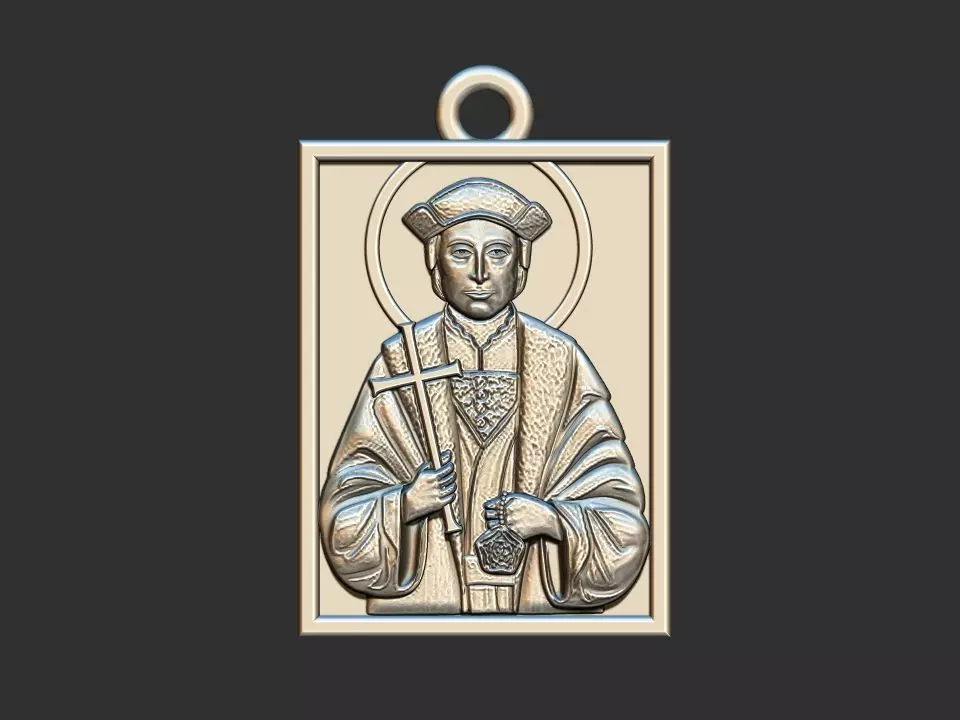 Saint Thomas  3D print model_0