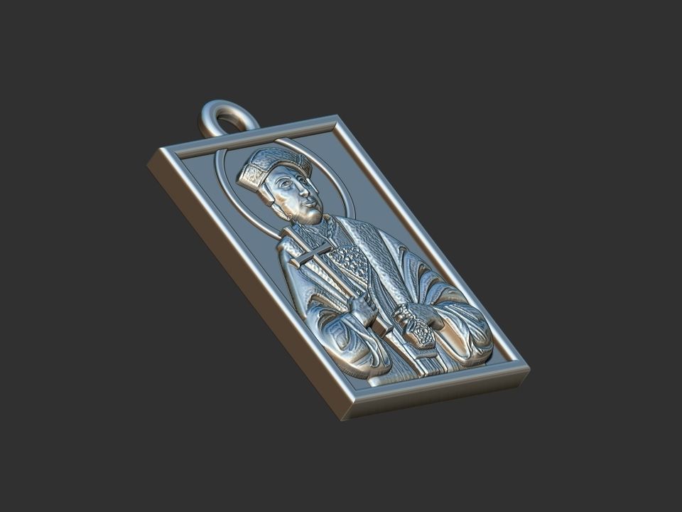 Saint Thomas  3D print model_6