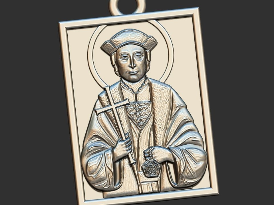 Saint Thomas  3D print model_8