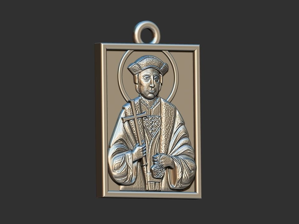 Saint Thomas  3D print model_1