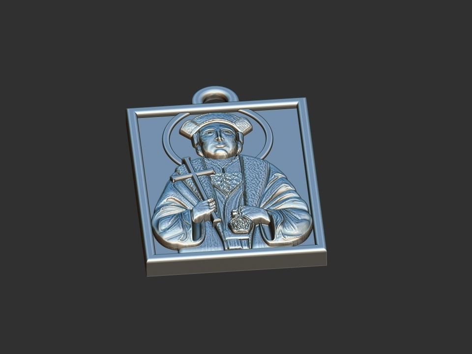Saint Thomas  3D print model_7