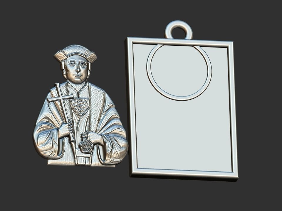 Saint Thomas  3D print model_3