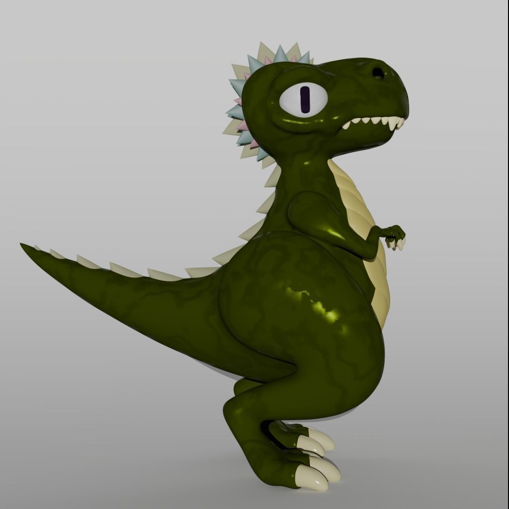 Dinosaur 3D model_3
