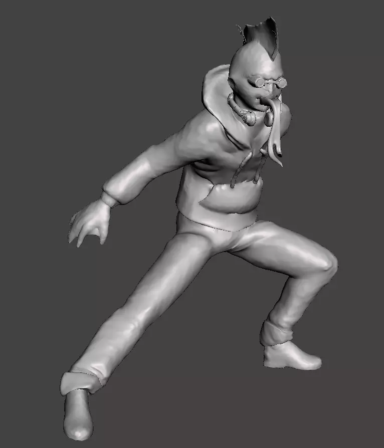 X-Men Toad 3D Model for 3D Printing - STL supported  3D print model_0
