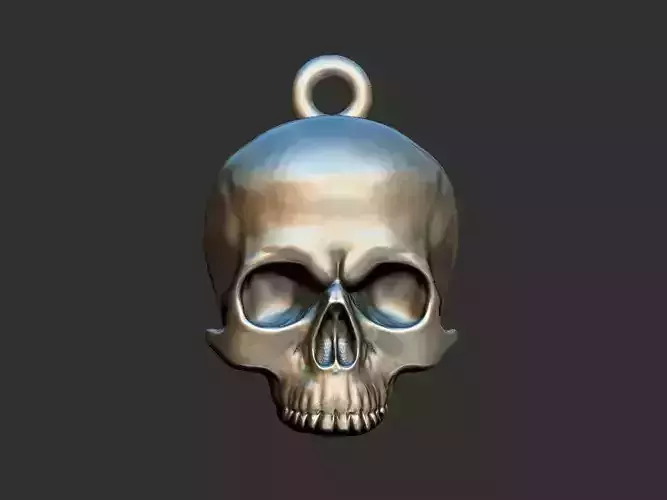 Simple Skull Pendant 3D print model
