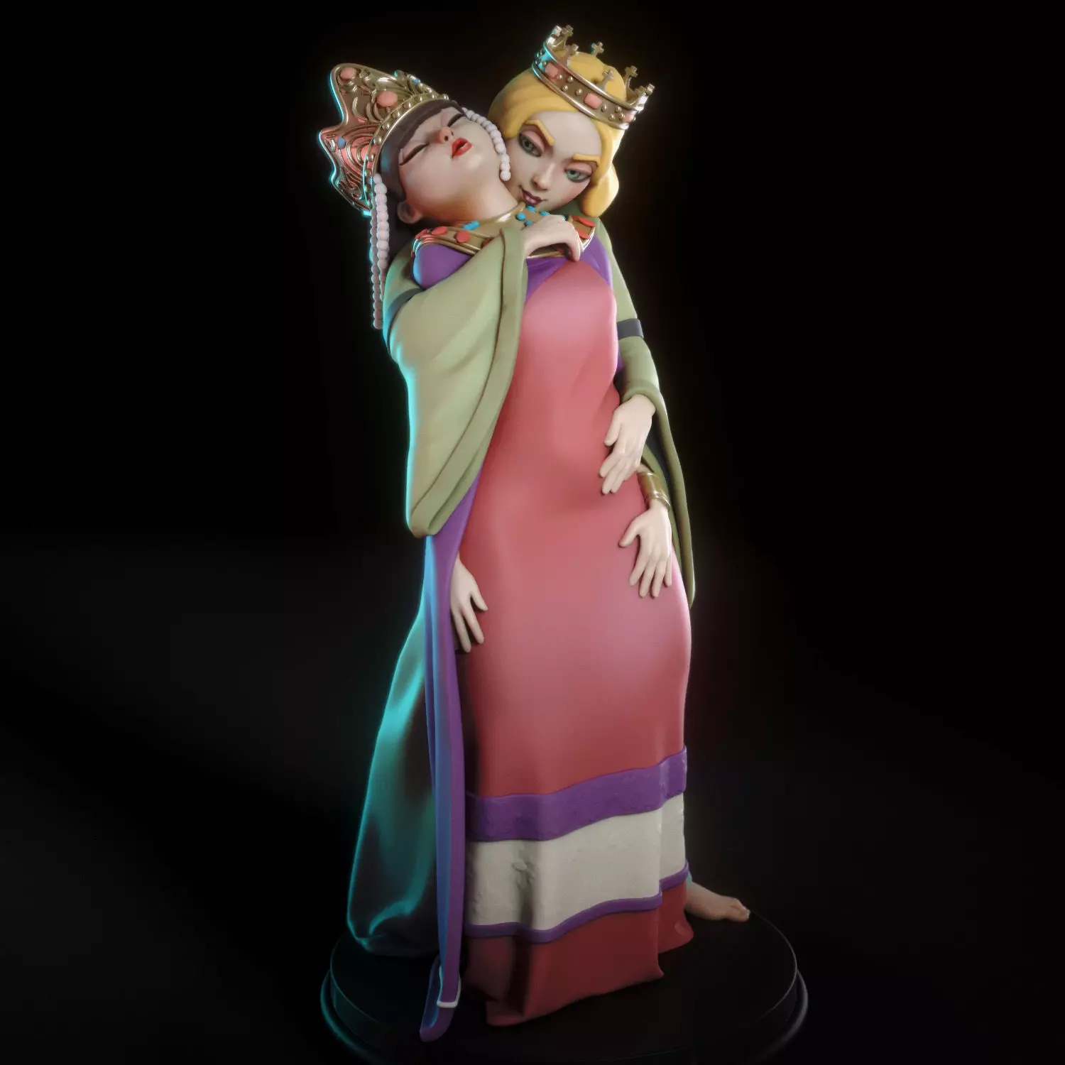 Queens Theodora and Isabella - Adorable Queens 5 3D print model
