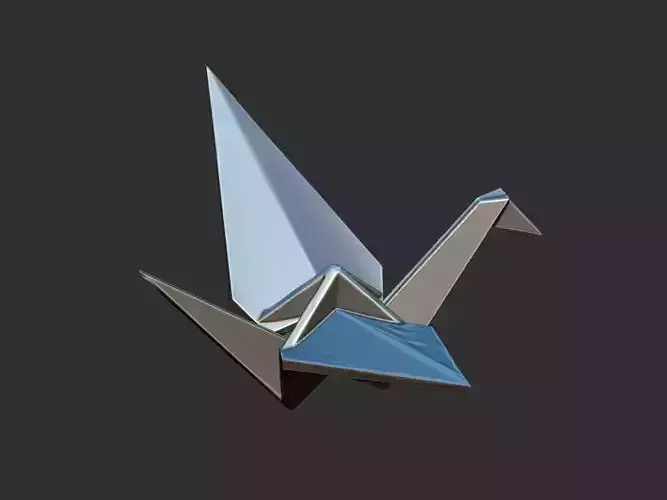Tsuru Origami 3D print model