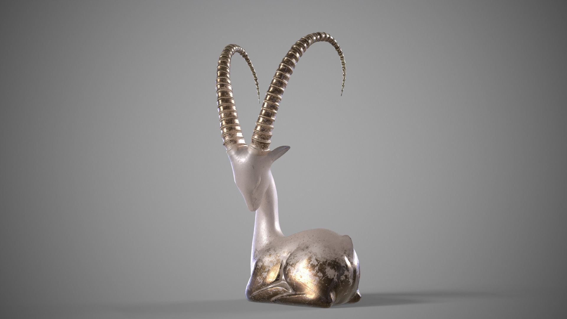 Capricorn - 3D Sculpting - High Poly 3D print model_1