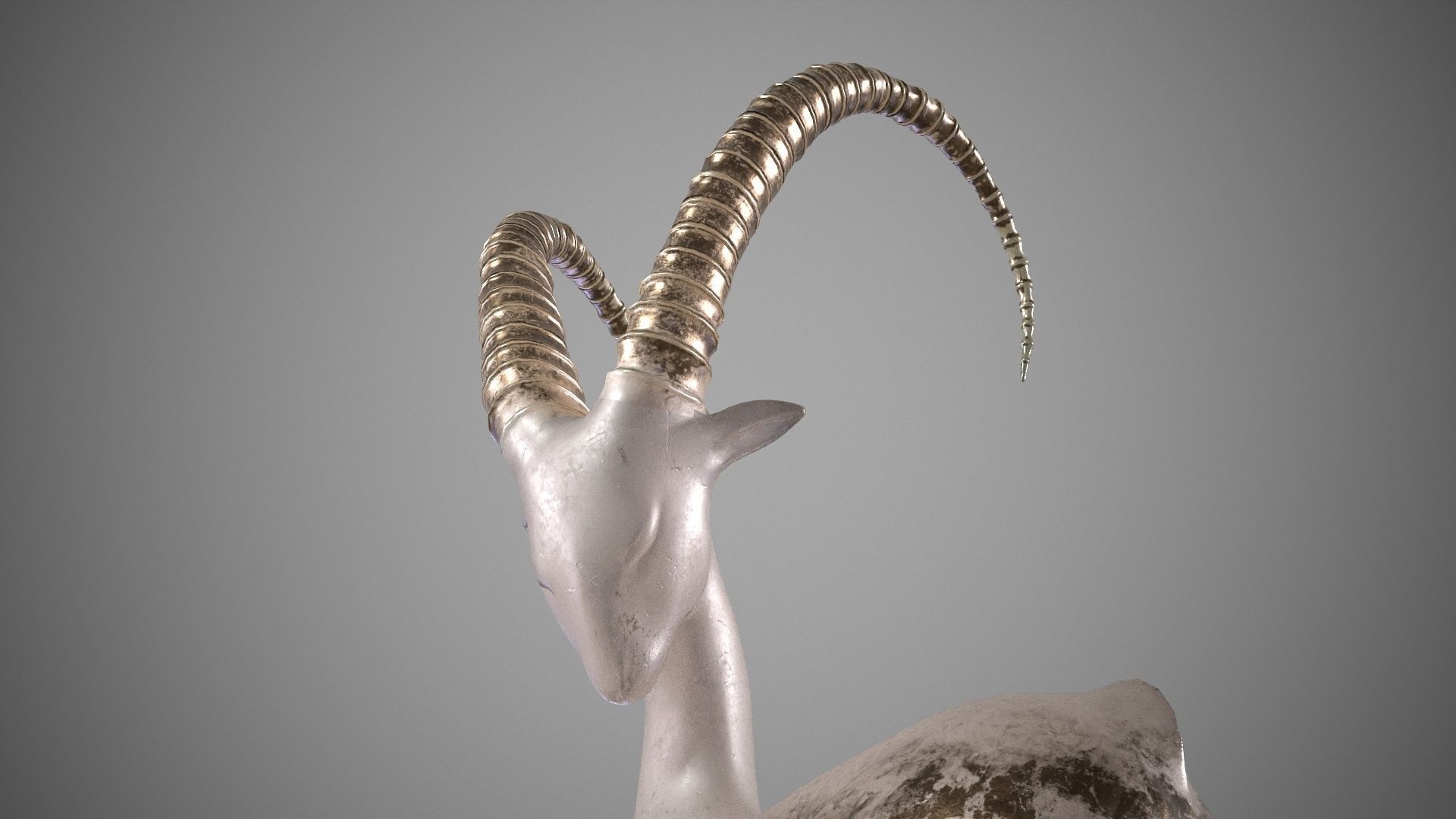 Capricorn - 3D Sculpting - High Poly 3D print model_9