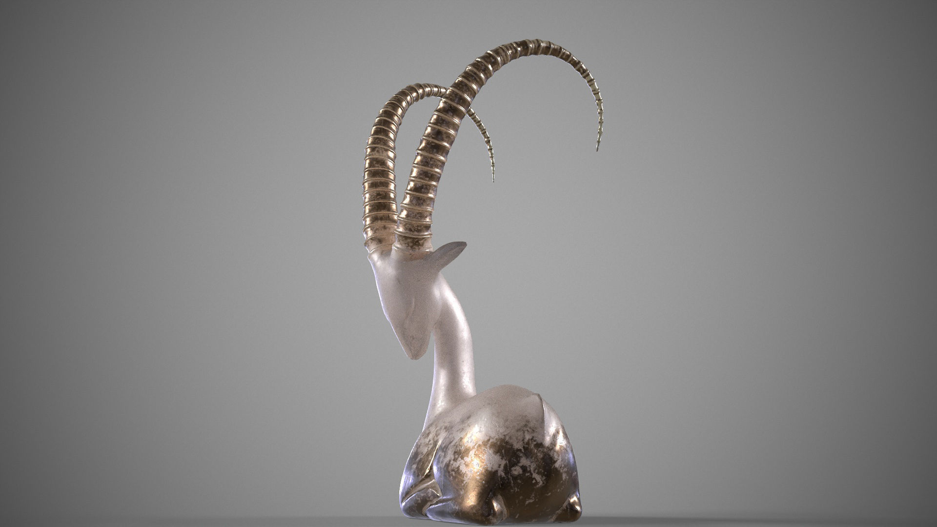 Capricorn - 3D Sculpting - High Poly 3D print model_7