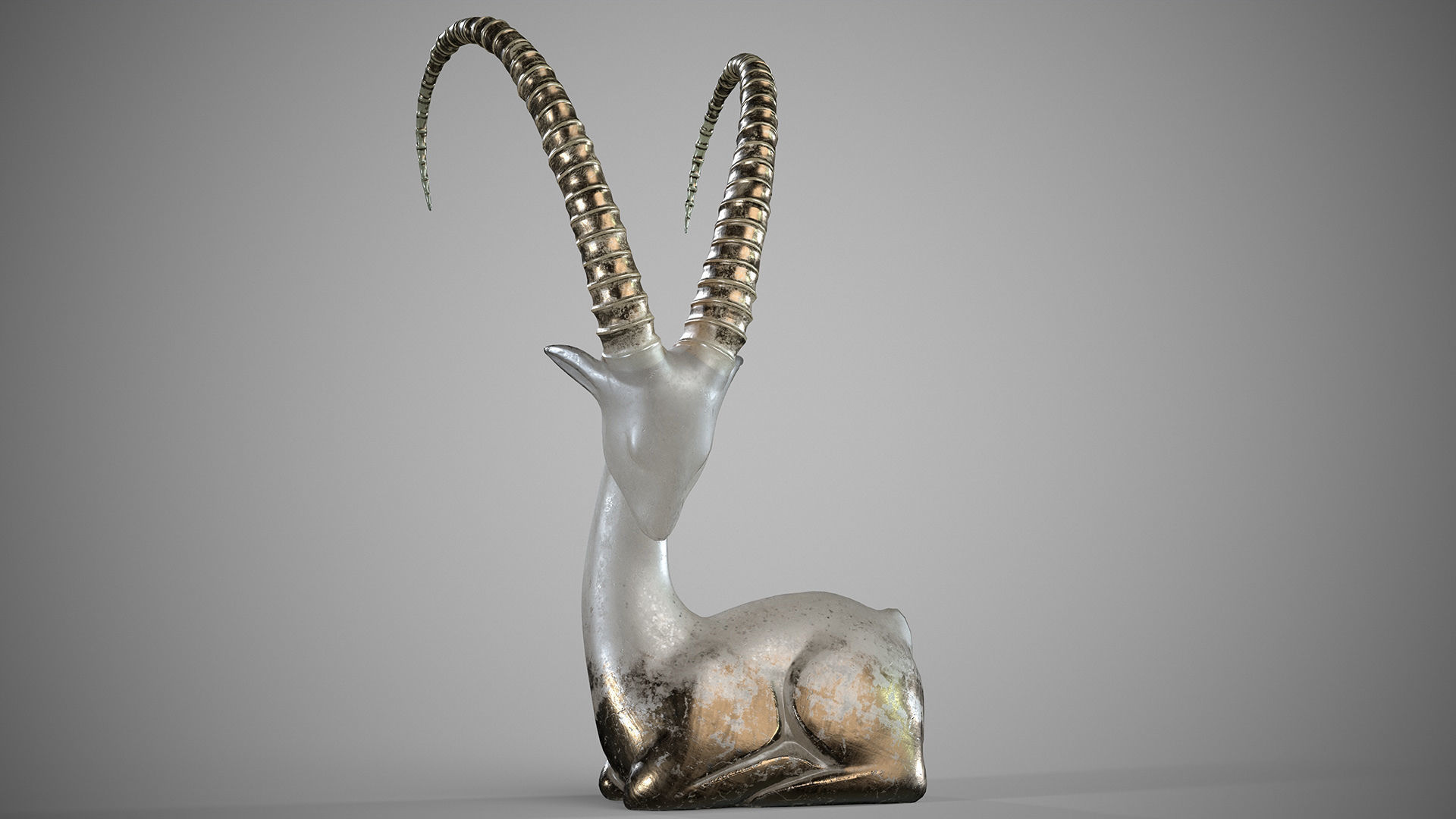 Capricorn - 3D Sculpting - High Poly 3D print model_2