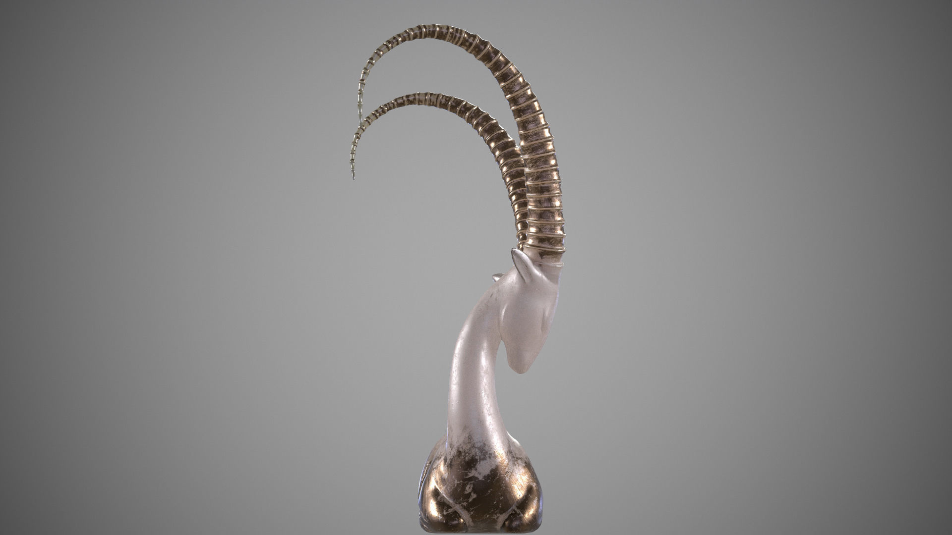 Capricorn - 3D Sculpting - High Poly 3D print model_5