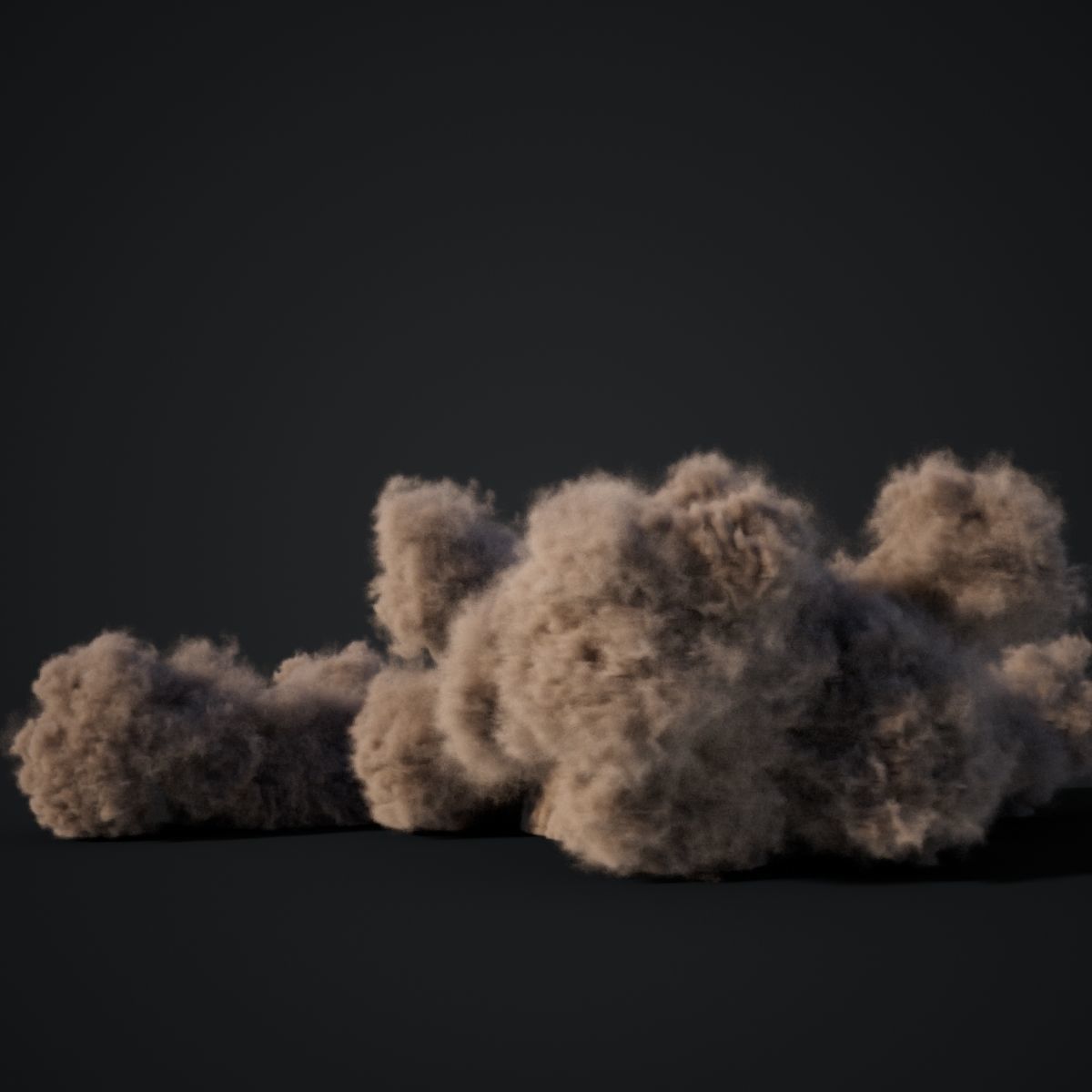 VDB Animated Dust Explosions Collection _45