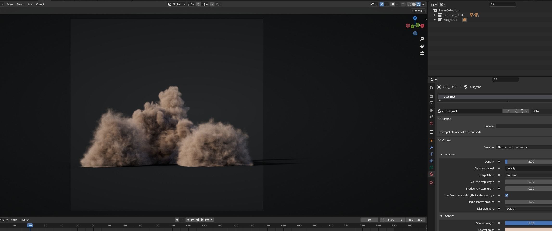 VDB Animated Dust Explosions Collection _14
