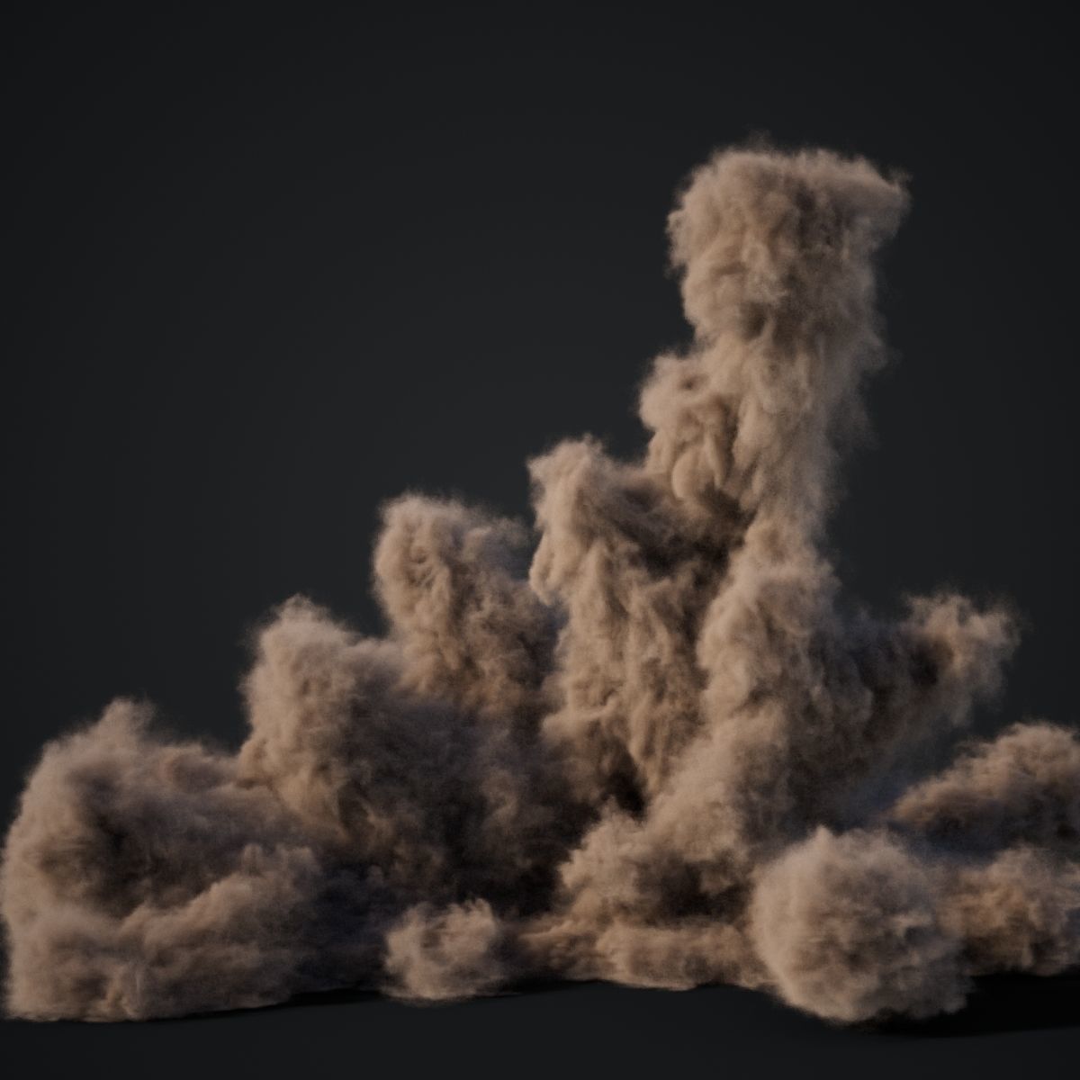 VDB Animated Dust Explosions Collection _118