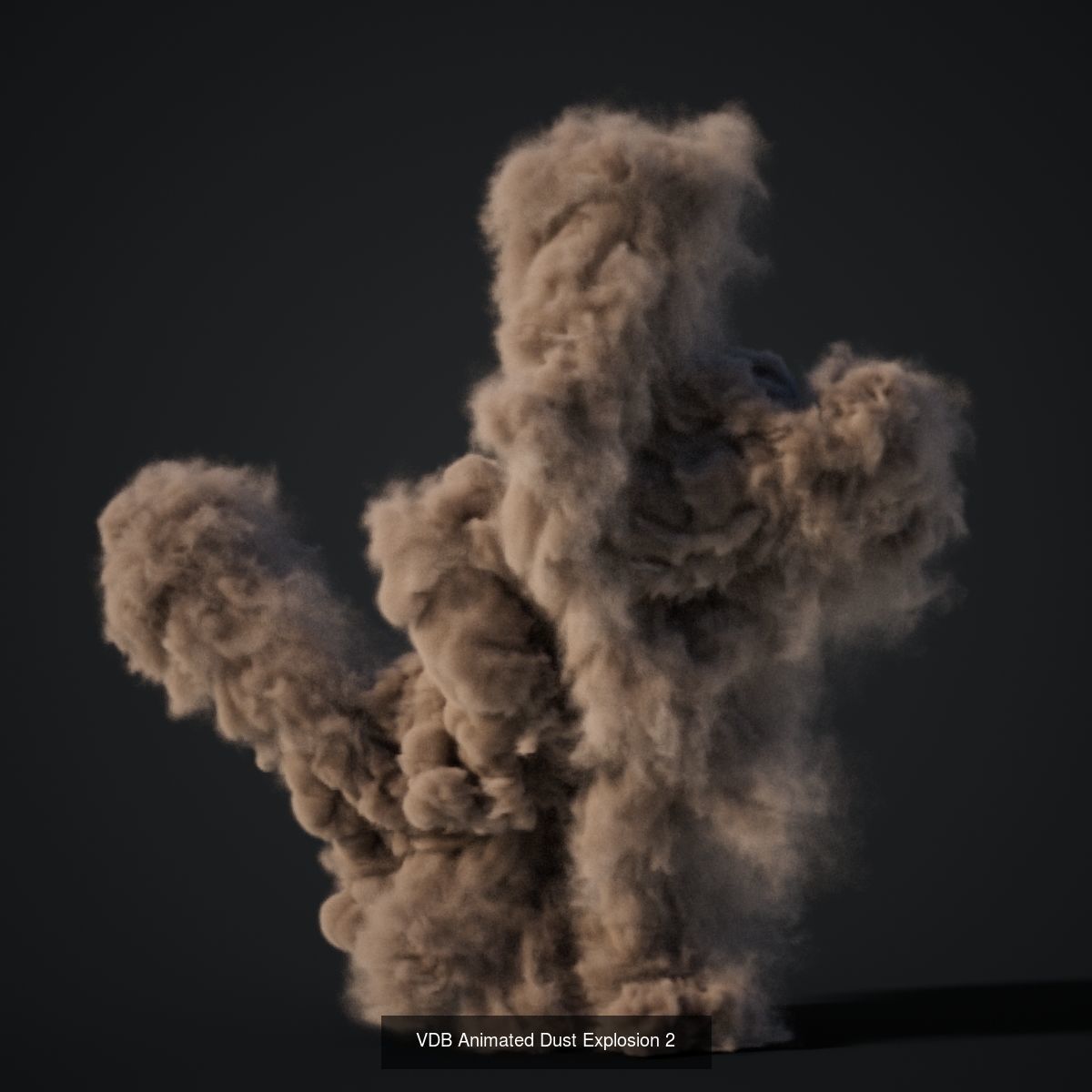 VDB Animated Dust Explosions Collection _26