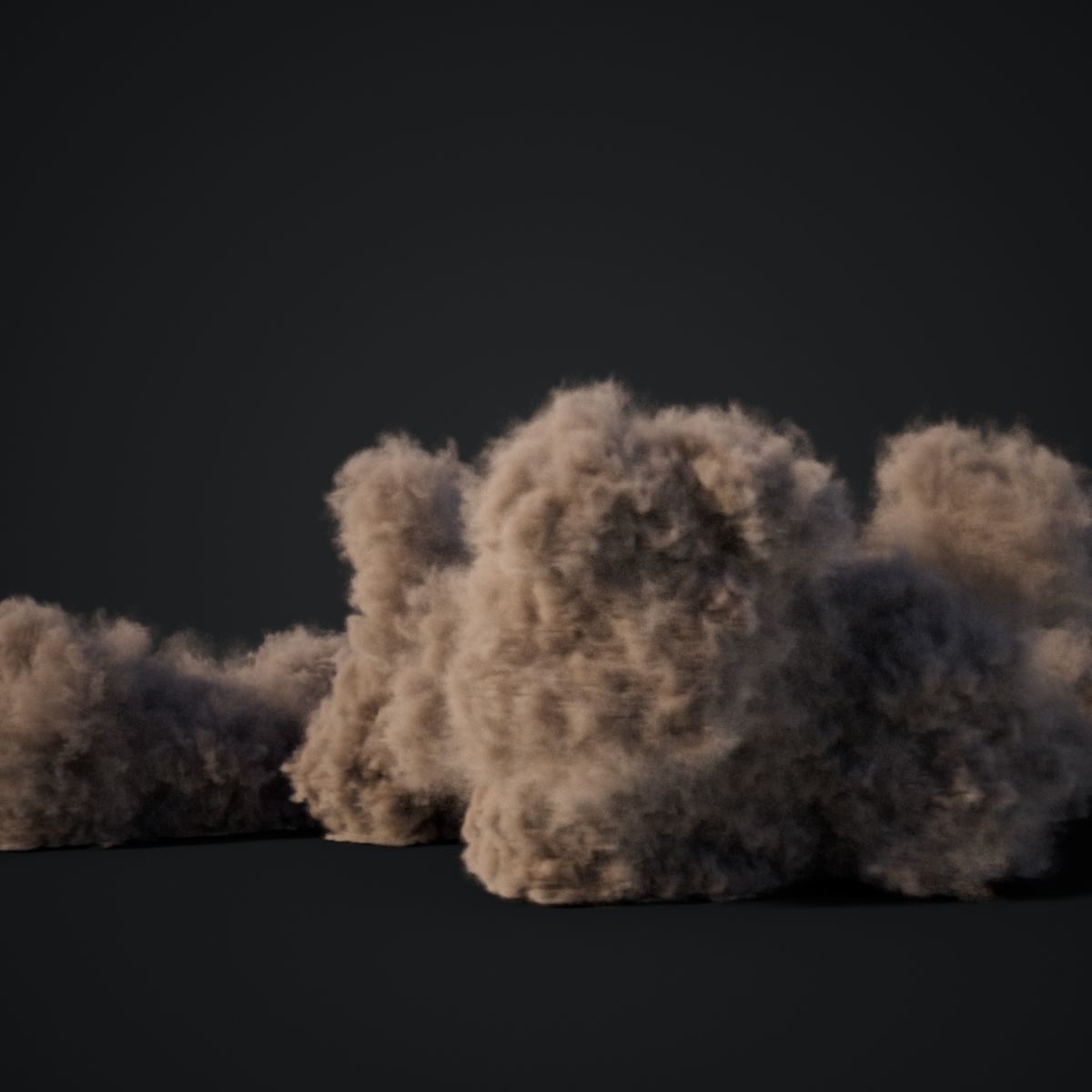VDB Animated Dust Explosions Collection _46