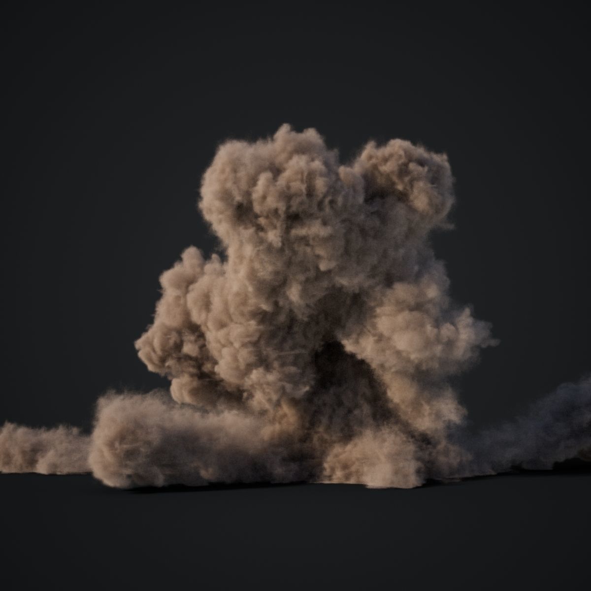 VDB Animated Dust Explosions Collection _100