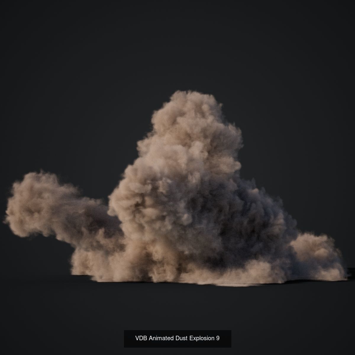 VDB Animated Dust Explosions Collection _16