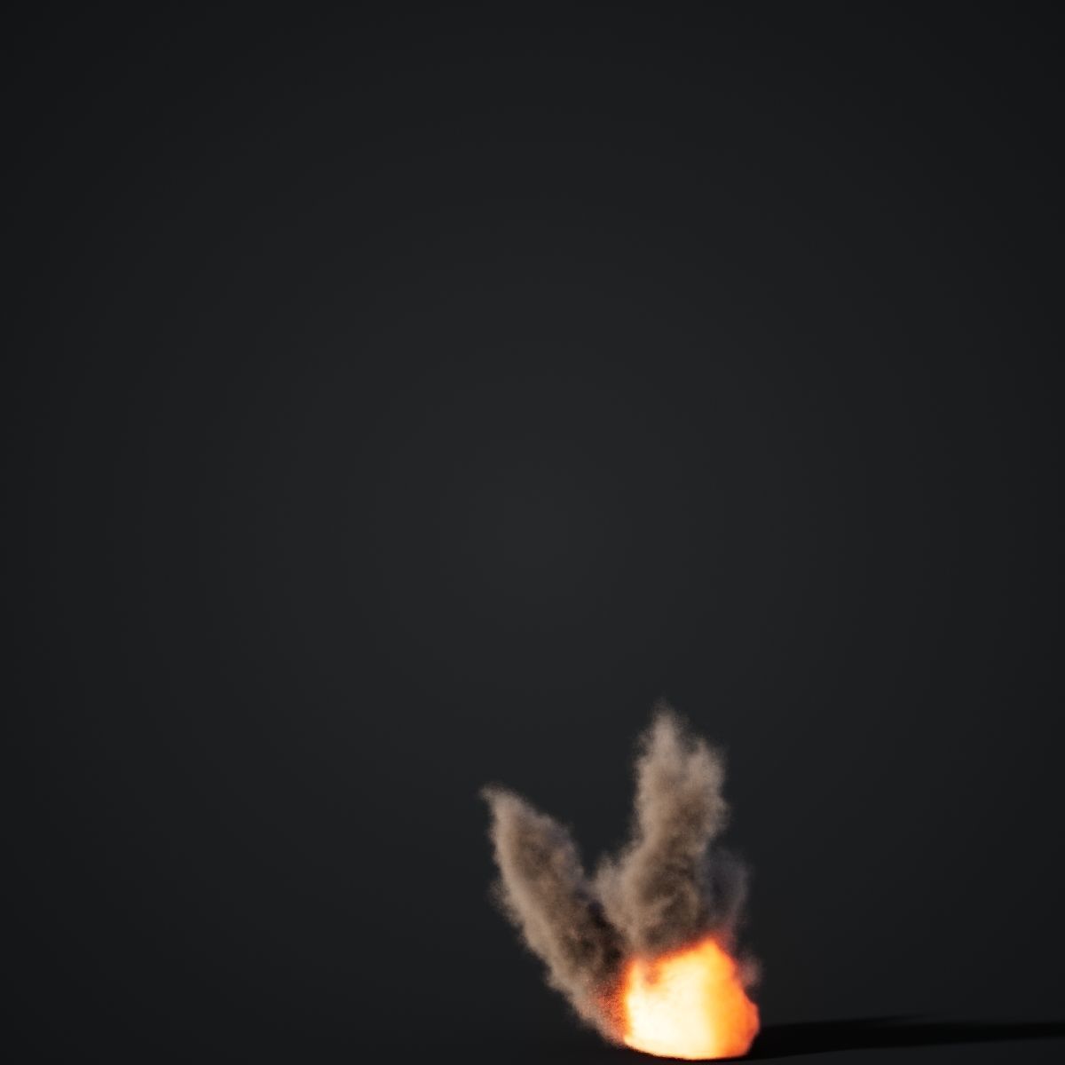 VDB Animated Dust Explosions Collection _50