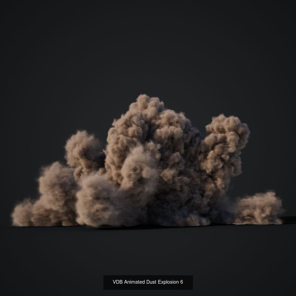 VDB Animated Dust Explosions Collection _19