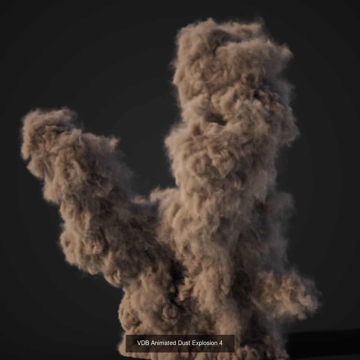 VDB Animated Dust Explosions Collection _22