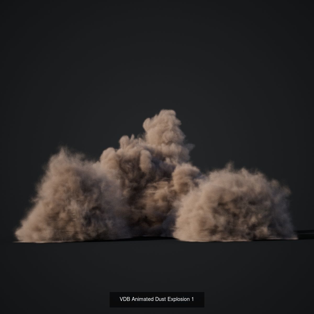 VDB Animated Dust Explosions Collection _34
