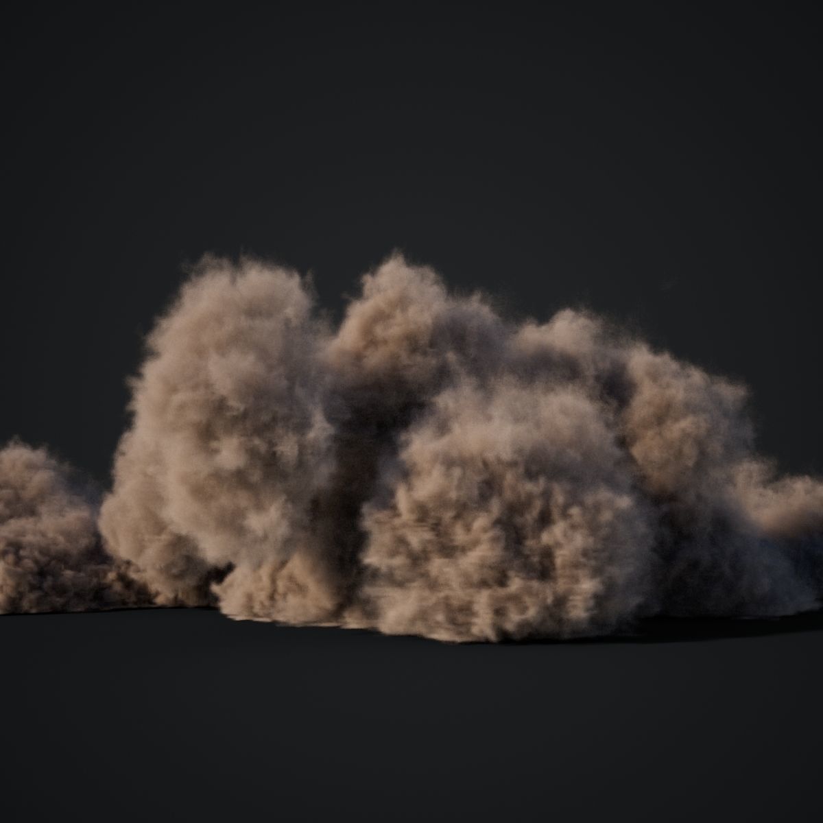 VDB Animated Dust Explosions Collection _80