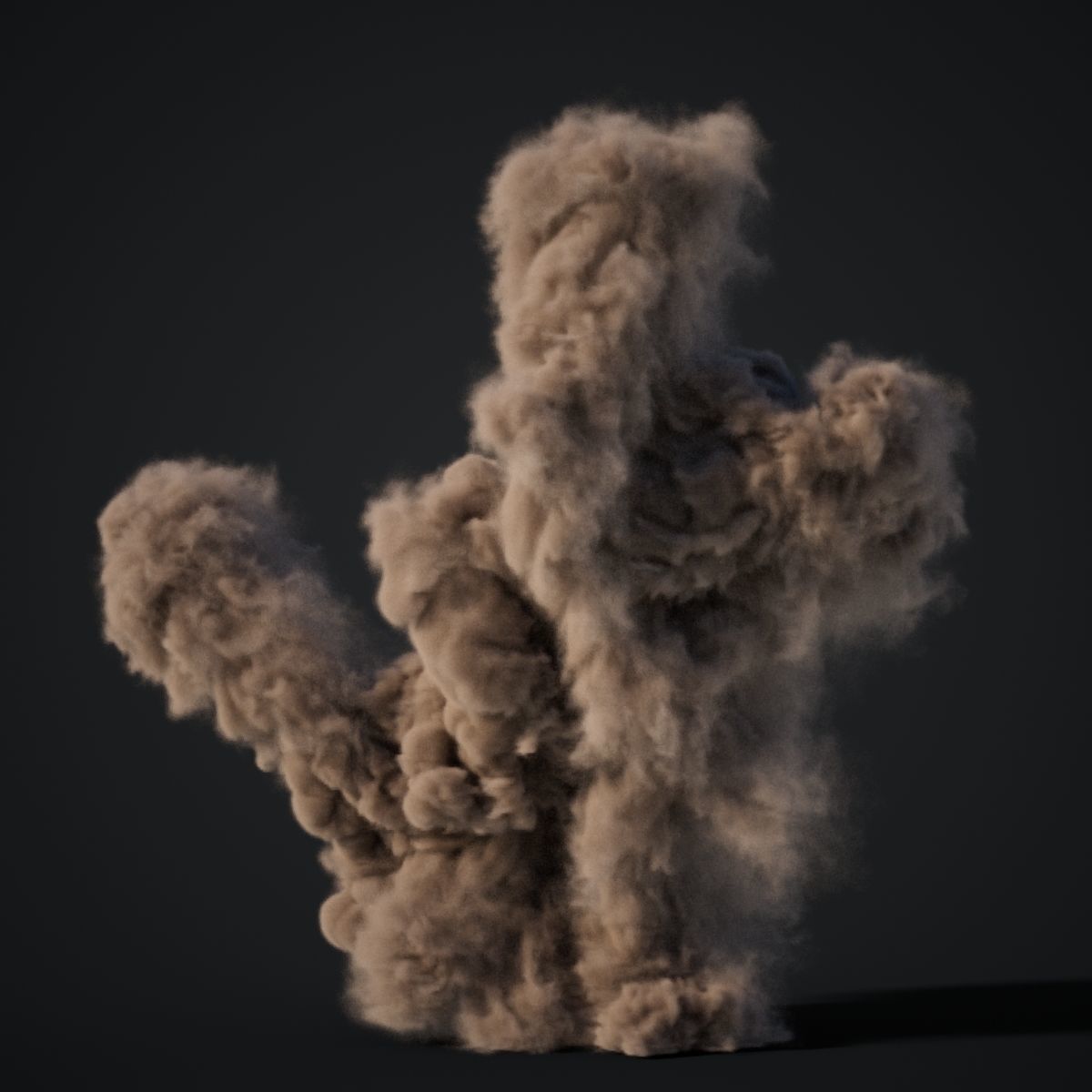 VDB Animated Dust Explosions Collection _36