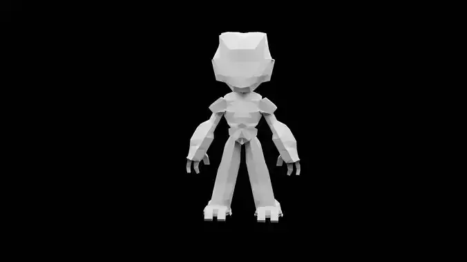 Ben Weeman Character Base Mesh Free low-poly 3D model