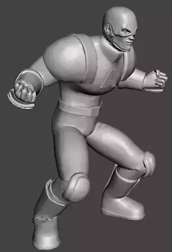 X-Men Avalanche 3D Model for 3D Printing - STL Supported  3D print model